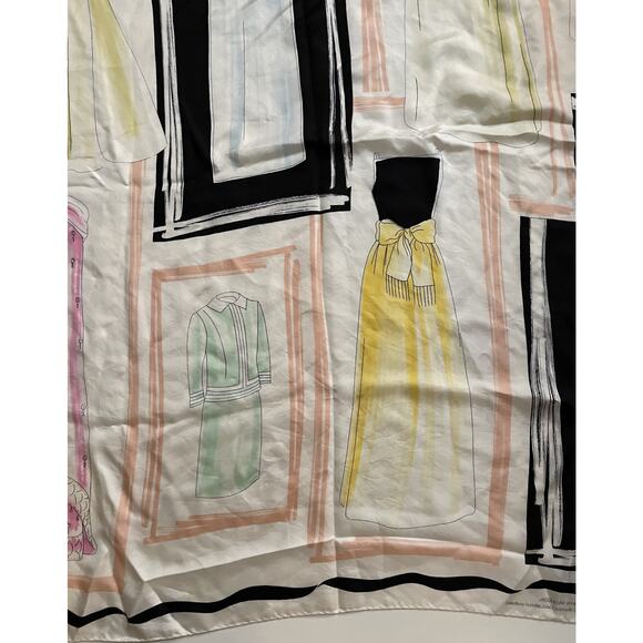 Jacqueline Kennedy Gowns Silk Scarf Echo Large Ltd Ed The White House Years - Picture 4 of 14